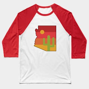 Arizone State Outline Baseball T-Shirt